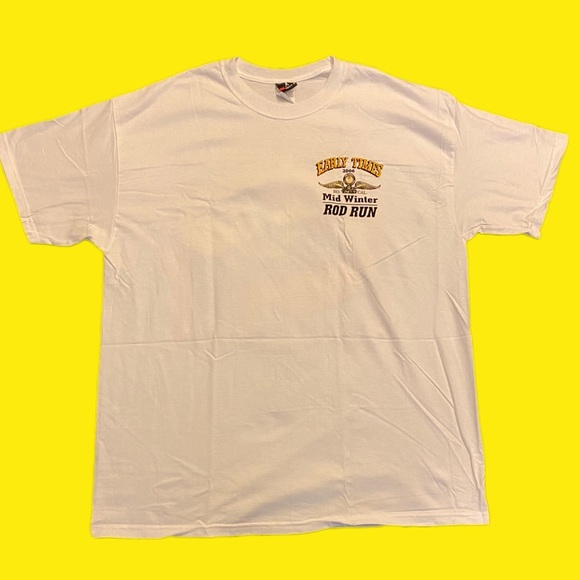 Vintage 2000s Rod Run Graphic Car Tee - Picture 2 of 4